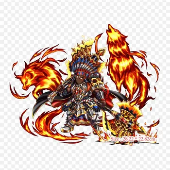 Brave Frontier иллюстрация изображение утюг на теплопередаче печать виниловые нашивки наклейки для одежды DIY аппликации моющиеся нашивки