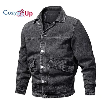 Мужская классическая джинсовая куртка Cozy Up Trucker M чёрный