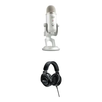 Комплект USB-Конденсаторного Микрофона Blue Yeti с Наушниками