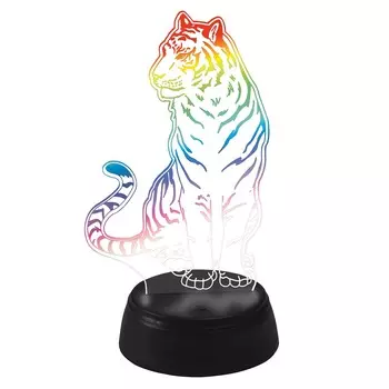 Светодиодная фигура Uniel ULI-M507 RGB/3AA Tiger/Black UL-00008402