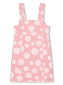 Marc Jacobs Kids платье в горох, розовый