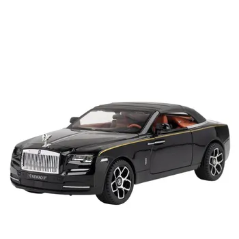 1/24 Rolls Royce Dawn Spofec литые игрушечные машинки и игрушечные машинки модель автомобиля звук и свет инерционные машинки игрушки для детей подарки фиолетовый