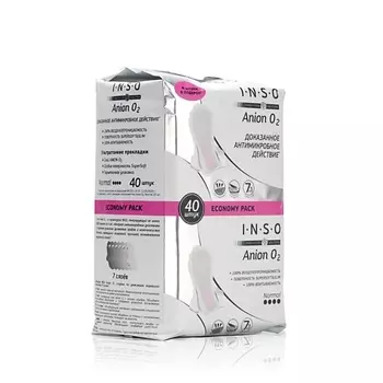 INSO Гигиенические прокладки с анионовым слоем Anion O2 Normal 40