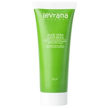 LEVRANA Крем для лица витаминизирующий Алоэ Вера Aloe Vera Natural Facial Cream