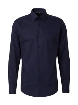 Повседневная рубашка BOSS Regular fit Button Up Shirt Joe, ночной синий