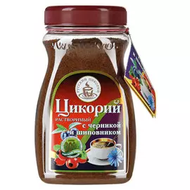 Цикорий Русский цикорий с шиповником и черникой, 100 г
