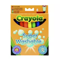 Crayola 8 цветных смывающихся фломастеров (8324)