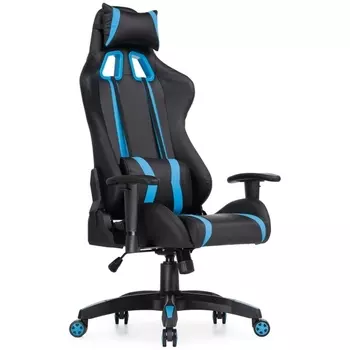 Компьютерное кресло Woodville Blok light blue / black 15137
