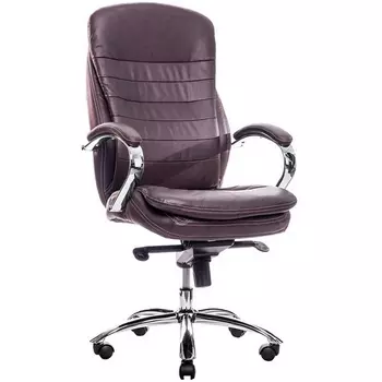 Компьютерное кресло для руководителя экокожа коричневый Everprof EC-330-2 PU Brown