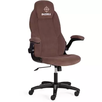 Компьютерное кресло игровое Tetchair BAZUKA (Флок/Коричневый)