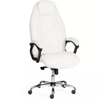 Компьютерное кресло игровое Tetchair BOSS Lux (Исскуственная кожа/Белый) 21152