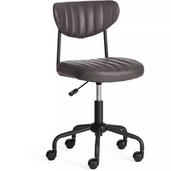 Компьютерное кресло игровое Tetchair SLIM (Исскуственая кожа/Серый)