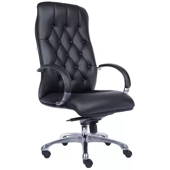 Компьютерное кресло Экокожа Черный Everprof EP-082 PU Black