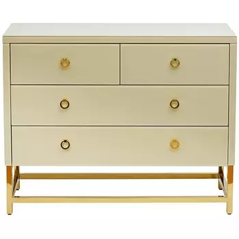 Комод Garda Decor KFG005E7 (Золото/Бежевый)