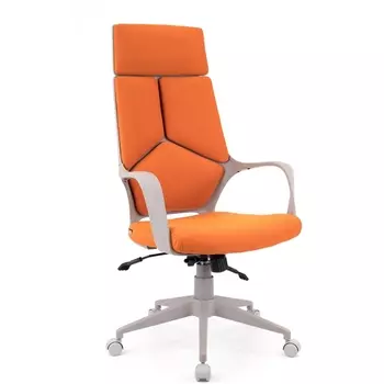 Компьютерное кресло Ткань Оранжевый Everprof EP Trio grey T orange f