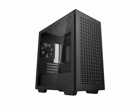 Корпус Deepcool CH370 без БП, боковое окно (закаленное стекло), черный, mATX (CH370)