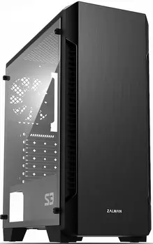 Корпус Zalman S3 черный без БП ATX 2x120mm 2xUSB2.0 1xUSB3.0 audio bott PSU