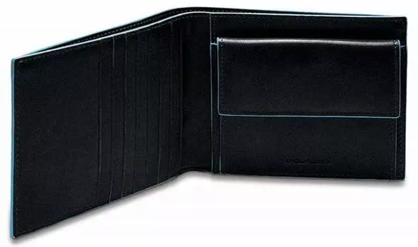 Кошелек мужской Piquadro Blue Square PU1239B2R/N черный натур.кожа