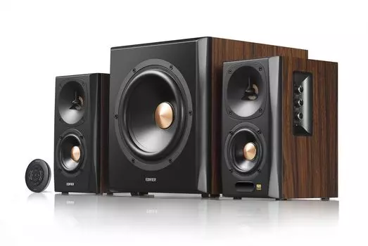 Колонки Edifier S360DB 2.1 коричневый 150Вт BT