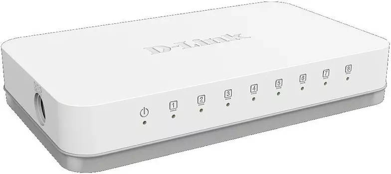 Коммутатор D-Link DGS-1008A/E1A 8G неуправляемый