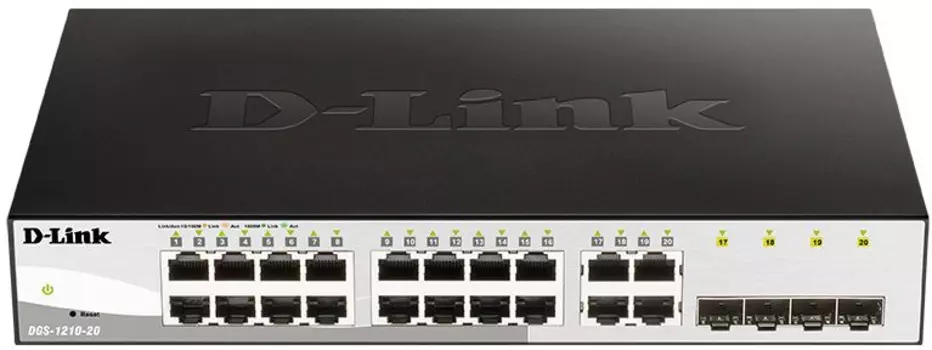 Коммутатор D-Link DGS-1210-20/FL DGS-1210-20/FL1A 20G управляемый