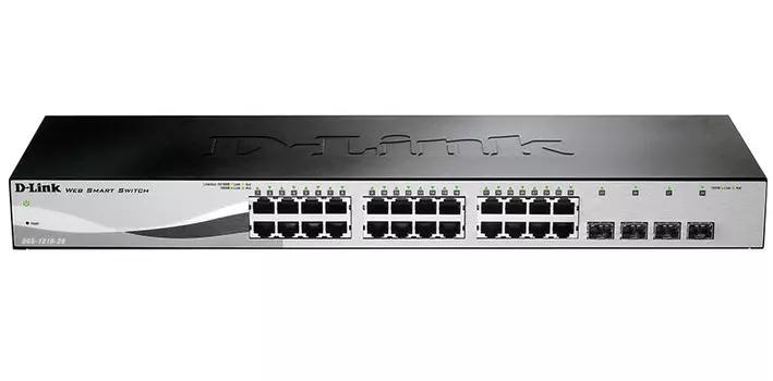 Коммутатор D-Link DGS-1210-28/F1 28G управляемый
