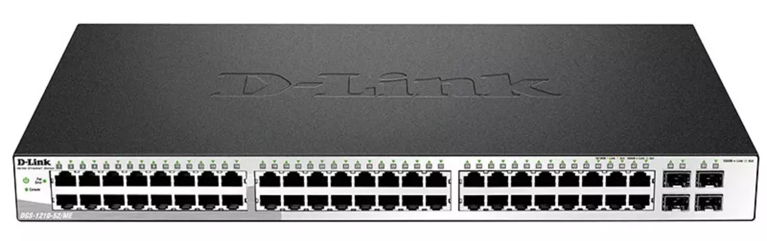 Коммутатор D-Link DGS-1210-52/ME/A1A 48G 4SFP управляемый