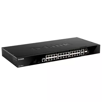 Коммутатор D-Link DGS-1520-28 DGS-1520-28/A1A 24G 2x10G управляемый