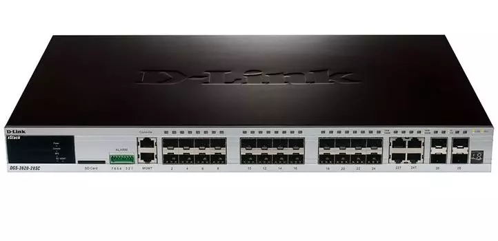 Коммутатор D-Link DGS-3620-28SC/B1AEI 20SFP 4SFP+ управляемый