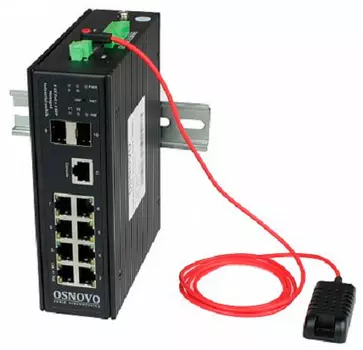 Коммутатор Osnovo SW-80802/ILS(port 90W,300W) управляемый