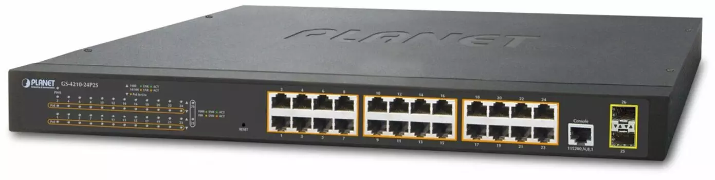 коммутатор Planet GS-4210-24P2S
