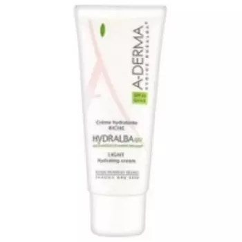 A-Derma Hydralba UV Light Hydrating Cream SPF20 - Легкий увлажняющий крем, 40 мл
