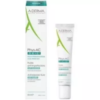 A-Derma Phys-AC Perfect Anti-Blemish Fluid - Флюид против дефектов кожи, склонной к акне, 40 мл