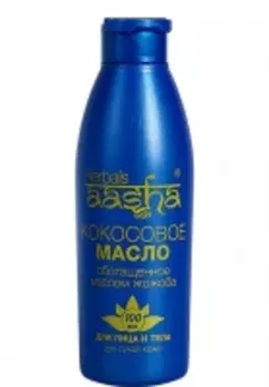 Aasha Herbals - Масло кокосовое для лица и тела с жожоба, 100 мл