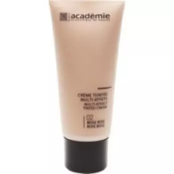 Academie Multi-Effect Tinted Cream 02 Rose Beige - Тональный крем мульти-эффект №2, розовый, 40 мл