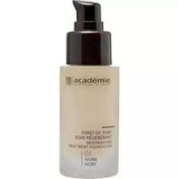 Academie Regenerating Treatment Foundation 01 Ivory - Регенерирующая тональная основа №1, слоновая кость, 30 мл