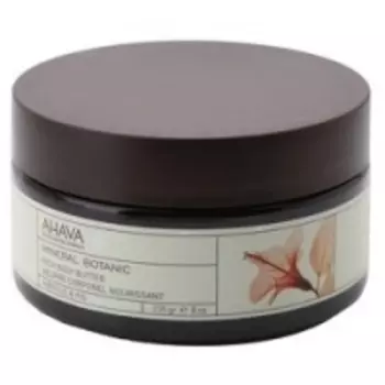 Ahava Mineral Botanic Rich Body Butter Hibiscus &amp; Figa - Насыщенное масло для тела, гибискус и фига, 235 гр