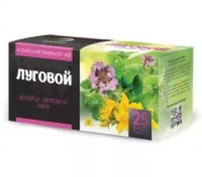 Алтэя - Травяной чай "Луговой", 25 фильтр-пакетов х 1,2 г
