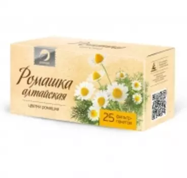 Алтэя - Травяной чай "Ромашка", 25 фильтр-пакетов х 1,2 г