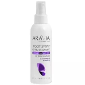 Aravia Professional - Дезодорант для ног от пота и запаха с лавандой и мятой, 150 мл