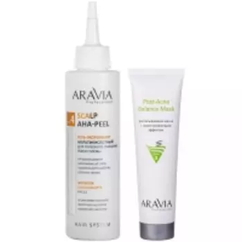 Aravia Professional - Набор бестселлеров: маска, 100 мл + гель-эксфолиант, 150 мл