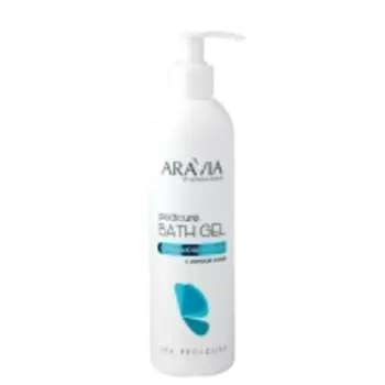 Aravia Professional Pedicure Bath Gel - Очищающий гель с морской солью, 300 мл