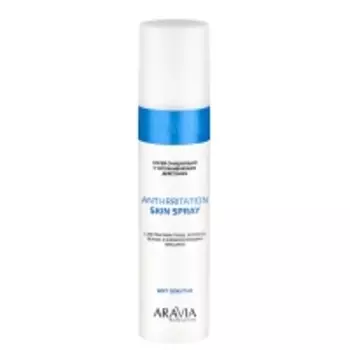 Aravia Professional - Спрей очищающий с успокаивающим действием с экстрактами груши, зелёного яблока и алюмокалиевыми квасцами Anti-Irritation Skin Spray, 250 мл