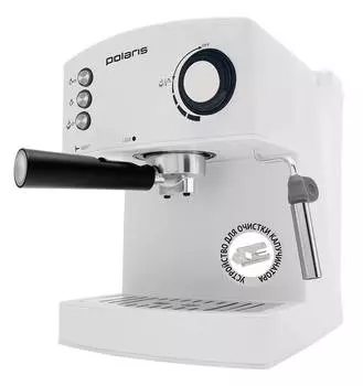 Кофеварка рожковая Polaris PCM 1527E Adore Crema белый