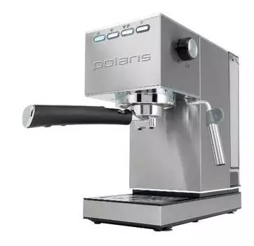 Кофеварка рожковая Polaris PCM 1542E Adore Crema нержавеющая сталь