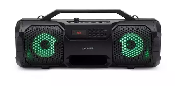 Колонка портативная Digma D-PS1525, 28Вт, черный (sp1525b)