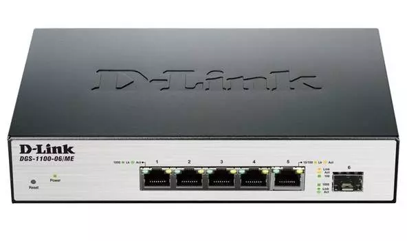 Коммутатор управляемый D-Link DGS-1100-06/ME/A1B