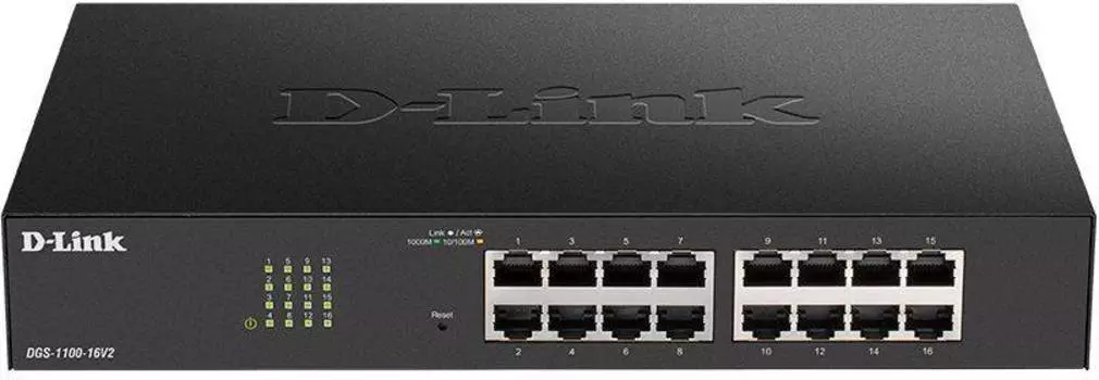 Коммутатор настраиваемый D-Link DGS-1100-16V2/A