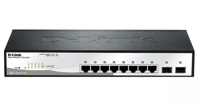 Коммутатор управляемый D-Link DGS-1210-10/F1A