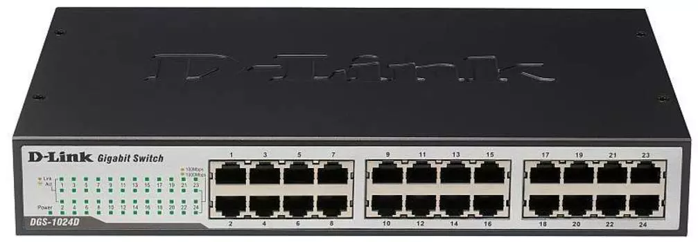 Коммутатор неуправляемый D-Link DES-1024D/G1A